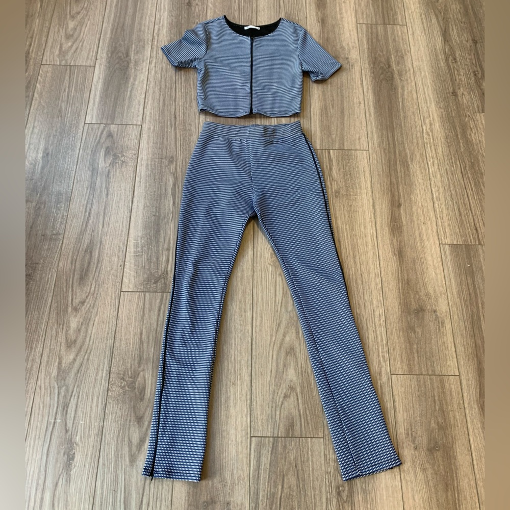 Zara Printed Crop Set